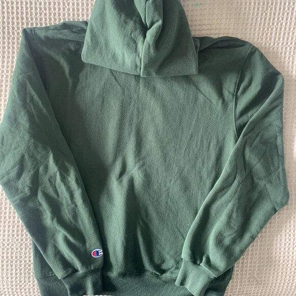 Champion Andrews Hockey Rink Rat Hoodie green size small - Picture 5 of 5